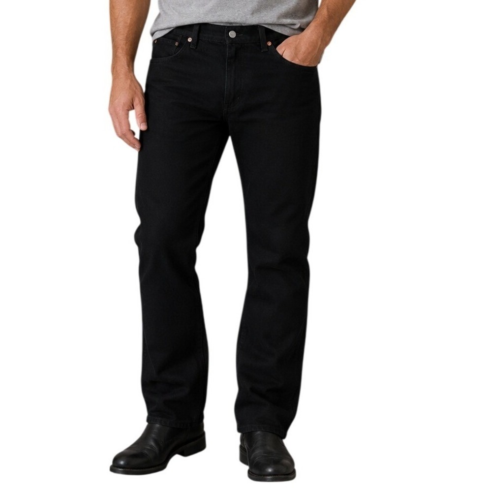 Levis 517 Black Straight Leg Denim Jeans Men's W38 L32‎